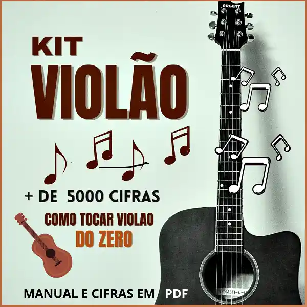 KIT VIOLÃO - MANUAL E CIFRAS