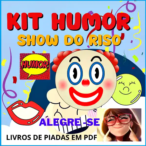 KIT HUMOR - LIVROS DE PIADAS